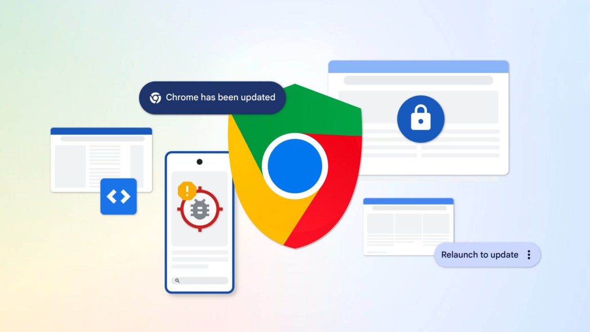 Chrome actualizaciones más frecuentes sin reinicio