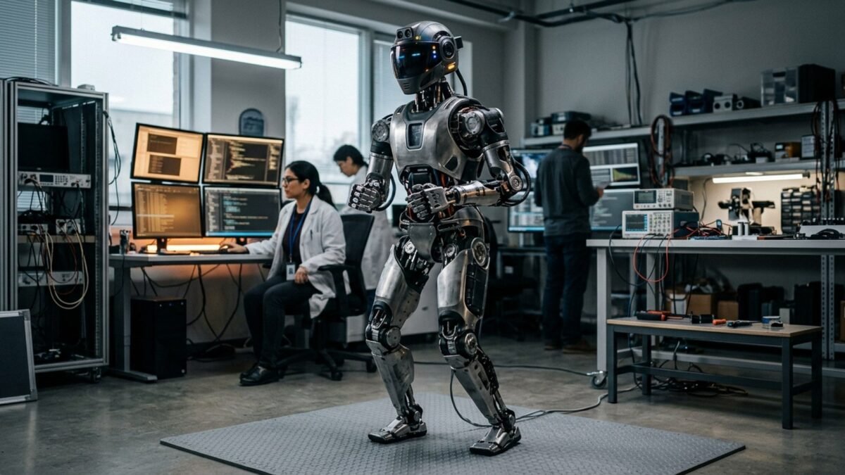 LG presenta robot humanoide con IA de NVIDIA para 2027