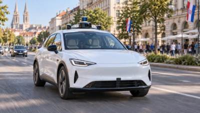 Robotaxi sin conductor en Zagreb: Pony.ai inicia pruebas en Europa